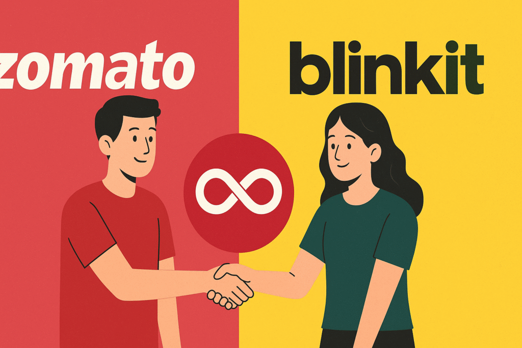 Eternal's stock and Zomato and blinkit