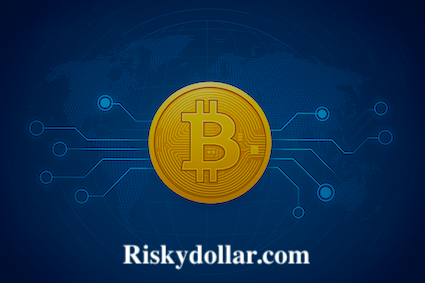 Bitcoin impacting global finance concept